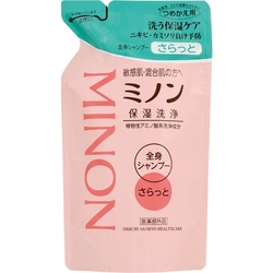 ミノン全身シャンプーさらっと詰替え３８０ＭＬ