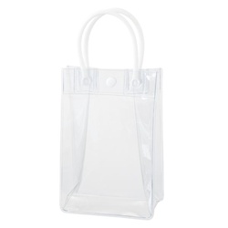 ポリ手提げ PVCクリアバッグ-S(10枚) ヘッズ