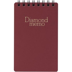 ダイヤメモ＜Ｍ＞赤　４０枚　１０冊