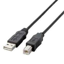 環境対応ＵＳＢケーブル　Ａ−Ｂ　１．５ｍ　ＢＫ