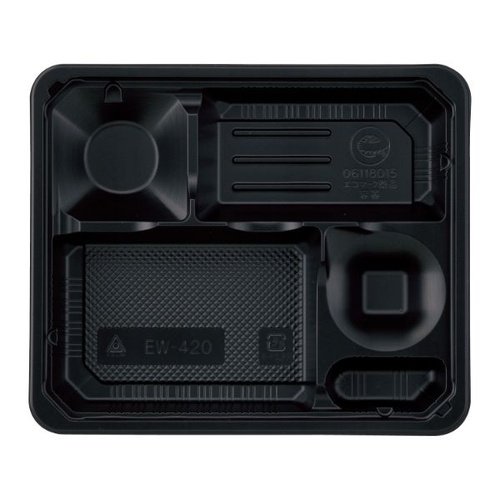 弁当容器 EW-420 本体・蓋透明セット アヅミ産業