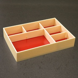 折箱 創作膳 90-60 6C 関東杉 共蓋付 アライ