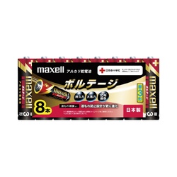 アルカリ乾電池　ボルテージ　単３　８本入
