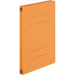 ＰＰフラットファイル　Ｂ５縦　オレンジ　１冊