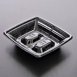 リスパック 発泡トレー 宅悦 20-17 ストーングレー