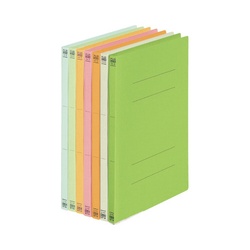 フラットファイル　Ａ４縦　オレンジ　３冊×４０