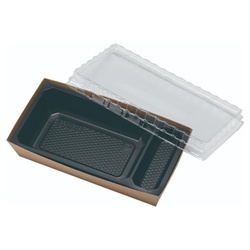 弁当容器 NON折 本体205-105 未晒 アヅミ産業