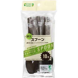 カトラリー Green Select バイオマススプーン10％ 10本入 大和物産