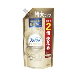 ファブリーズＷ除菌プレミアム無香料　詰替６４０ｍｌ