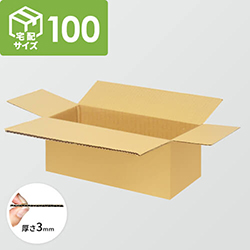 【宅配100サイズ】ダンボール箱(683×173×108mm) 3mm B/F C5×C5