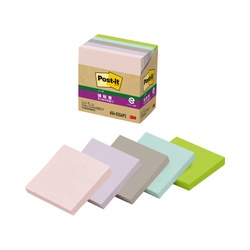 強粘着ノート再生紙６５４−５ＳＳＡＰ２多色アソート