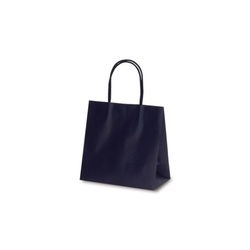 紙手提袋 1077 マットバッグ SS ネイビー ベルベ