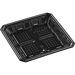 惣菜容器 FTレンジ角20-20(25) 黒 エフピコ