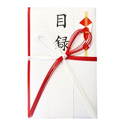 紅白７本花結目録短冊付