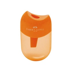 ファーバーカステル　鉛筆削り（丸型ミニ）　オレンジ