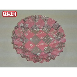 セイコー おかずカップ ラミケースOPP 7A 梅チェック柄 500枚