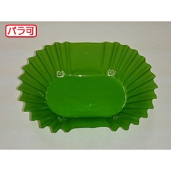 セイコー おかずカップ ラミケースOPP小判12号Dグリーン 500枚