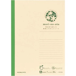 間伐材ノートｍｏｒｉ−ｎｏ−ｏｔｏセミＢ５　１０冊