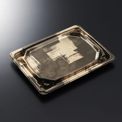 中央化学 刺身容器 BCF 宝台 20-15 西陣BK-BK本体