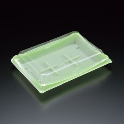 スミ 和菓子容器 ユニコン MS-60 草(緑)