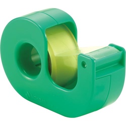 セロテープ小巻　まっすぐ切れる　グリーン　１０個