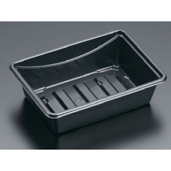 リスパック 弁当容器 かさね 1 B 本体 黒