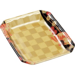 発泡トレー メガプレート20-24(30)平 扇市松金 エフピコ