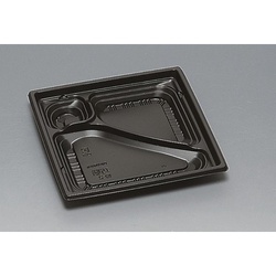 弁当容器 巧膳19-2H 黒 福助工業