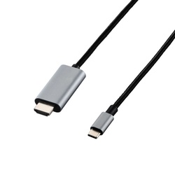 ＴｙｐｅＣ−ＨＤＭＩ　変換ケーブル　１ｍ　ブラック