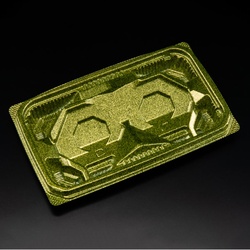 リスパック 刺身容器 バイオ 流派 盛20-12B ステラグリーン 本体