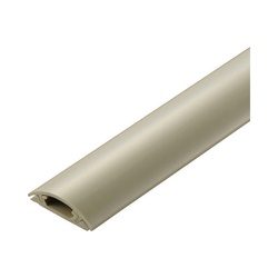 床用モール　長さ１ｍ　幅３０ｍｍ　白茶