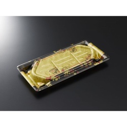 中央化学 刺身容器 漁台24-11 こがねYG 本体