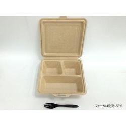 ケーピープラテック 弁当容器 ランチボックス KM-53 ナチュラル