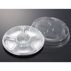 中央化学 オードブル容器 DX オードブル 丸 1W 4点セット