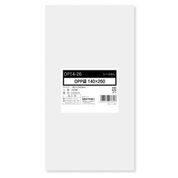 テープ無 OPP袋 OPP袋 テープなし 140mm×260mmサイズ 100枚 今村紙工