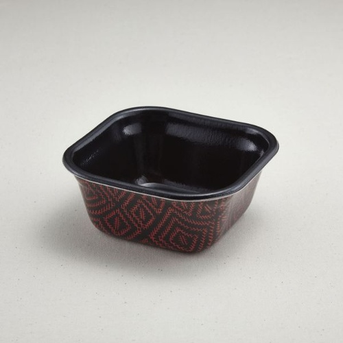 どんぶり容器 どん重(本体)耐熱らんたい内黒 青葉紙業