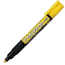 油性マーカー　樹脂ペイントマーカー中字　黄