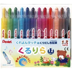 色鉛筆　くるりら　１２色×２