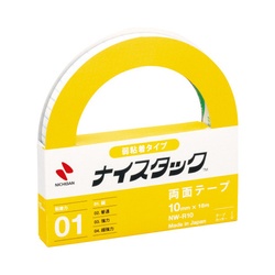 ナイスタック弱粘着タイプ　幅１０ｍｍ×１０巻入