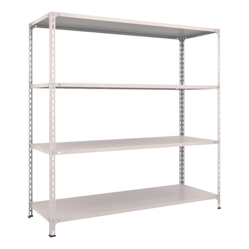 ＴＲＵＳＣＯ スチールラック 軽量棚開放型 1800×600×1800mm 4段 ネオグレー 66W14