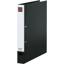 レバーリングファイル　Ｄ型　黒とじ厚２５ｍｍ１０冊