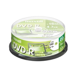 ＤＶＤ−Ｒデータ用　１６倍速　２０枚ＳＰ