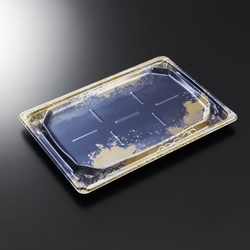 中央化学 刺身容器 BCF 宝台 25-17 渚DB-BK 本体