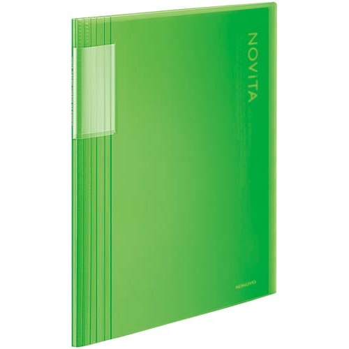 ノビータ　クリアカラー　Ａ４縦　４０Ｐ　淡緑１０冊