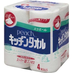 ピーチキッチンタオル　４ロール×１２