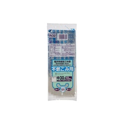 市町村ゴミ袋 稲沢市指定 不燃用 30L (中) 10P 手付 ジャパックス
