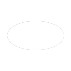 アドテープ　楕円　透明　大