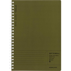 ソフトリングノートＢｉｚＢ罫５０枚Ａ５緑×５