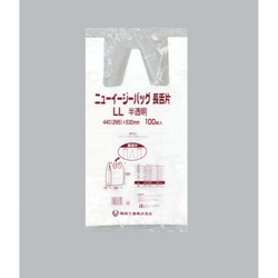 LDゴミ袋 ニューイージーバッグ 長舌片 LL 半透明 福助工業