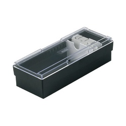 ネームカードボックス　黒×５